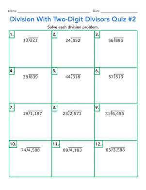 free division worksheets grade 5