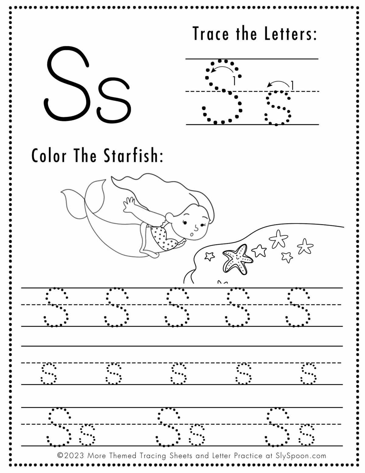 tracing worksheets printable