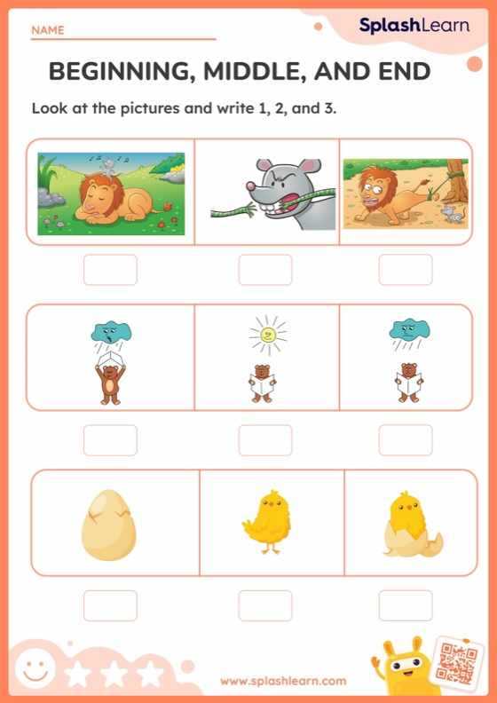 story sequencing worksheets for grade 1