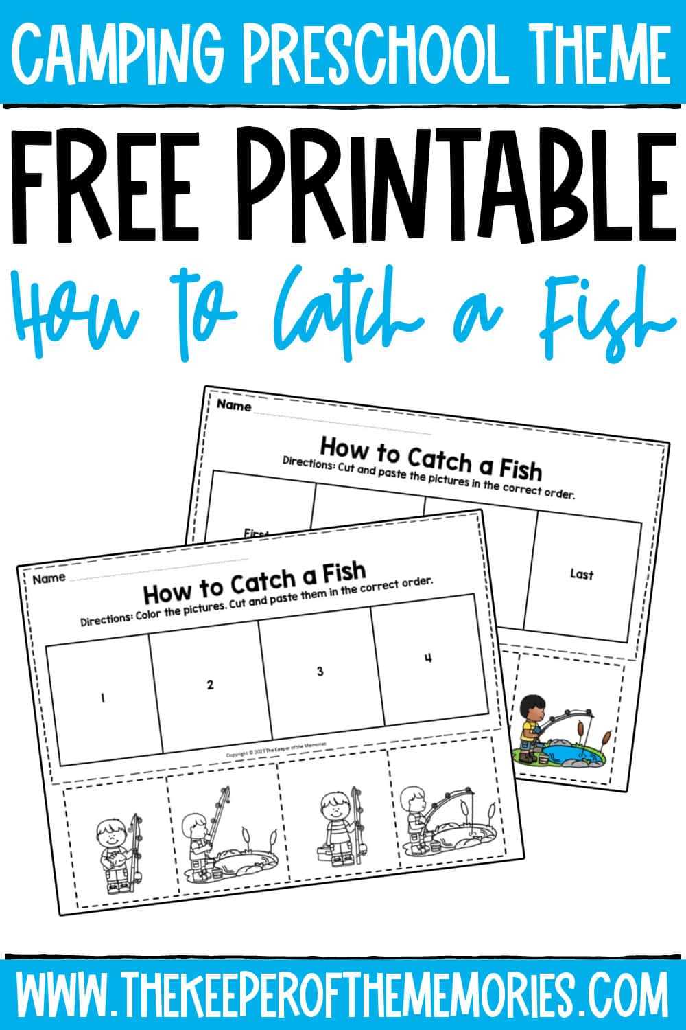 fish worksheets for preschool