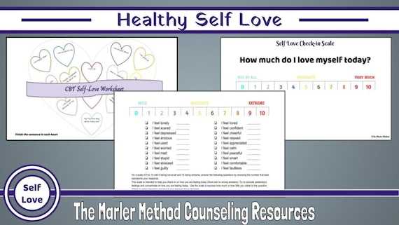 cbt self esteem worksheet