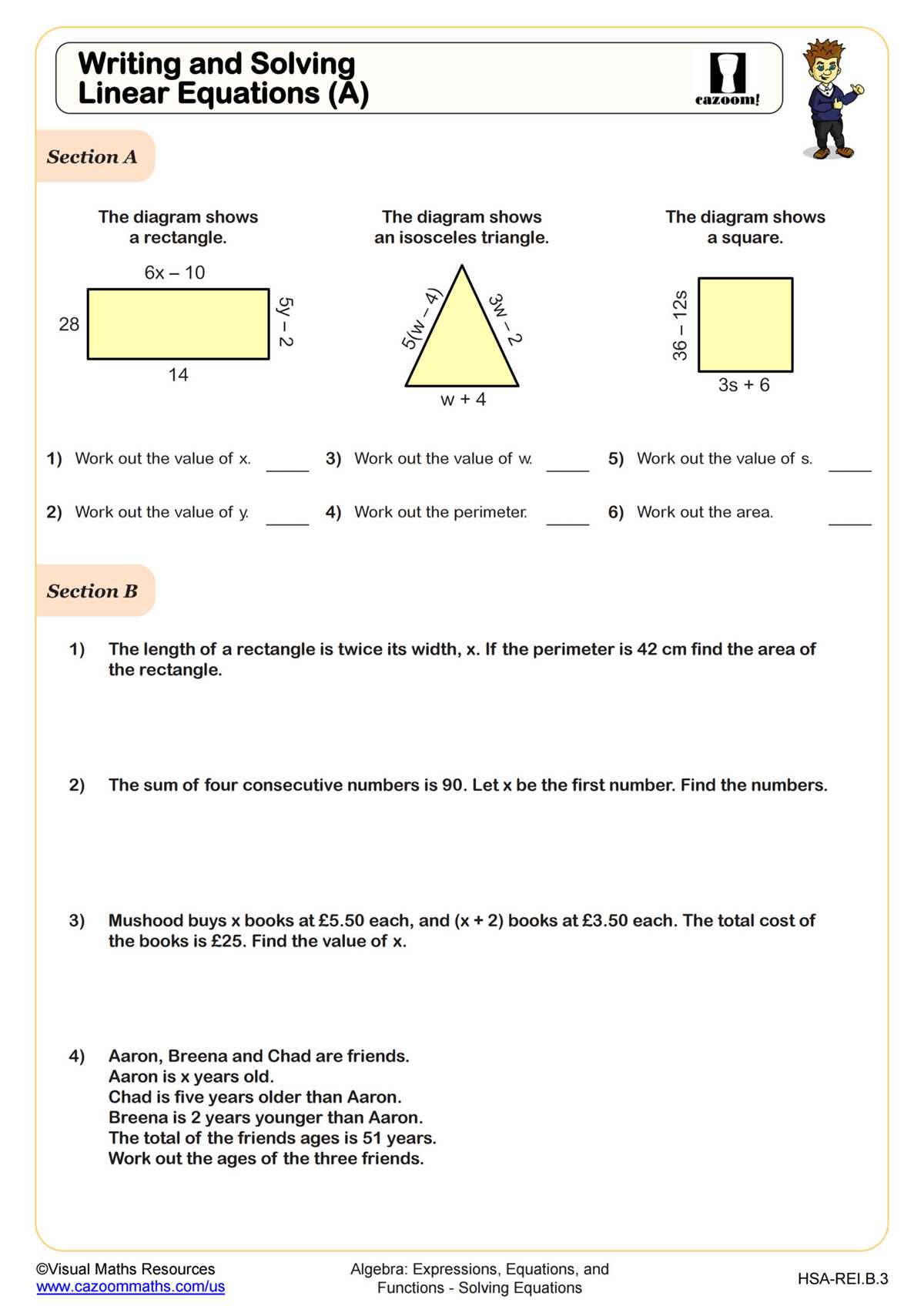 systems of equations story problems worksheet