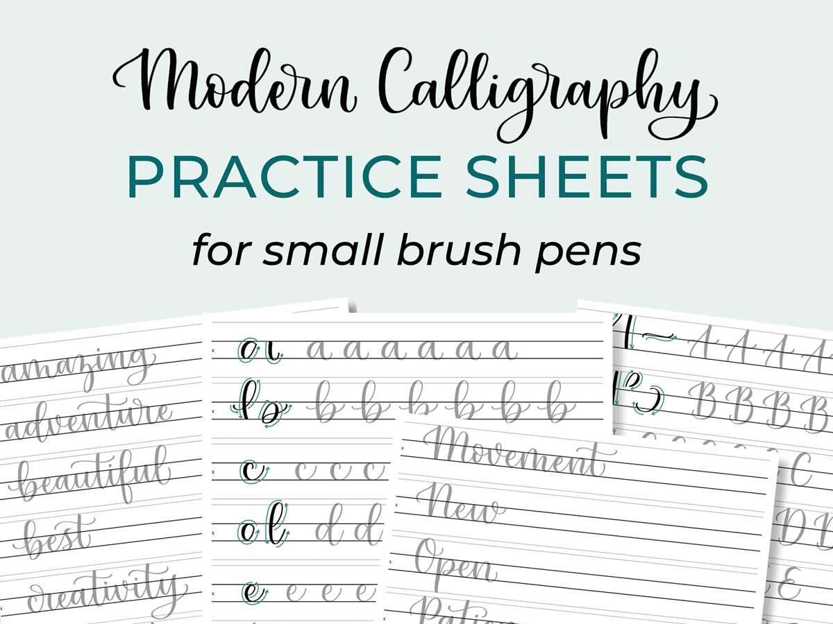 calligraphy worksheets