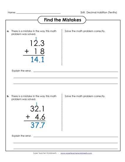 adding subtracting and multiplying decimals worksheet