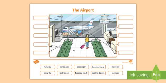 airport worksheets for kindergarten