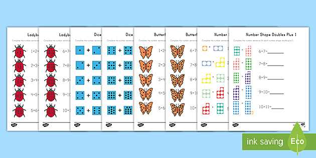 addition worksheets plus 1