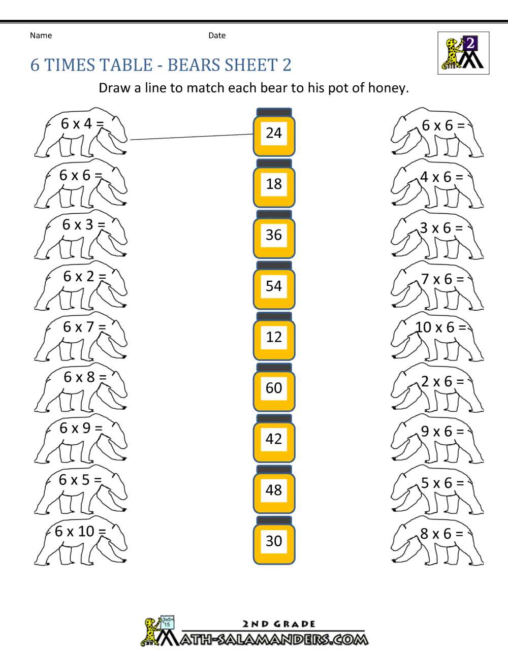 times table worksheets printable