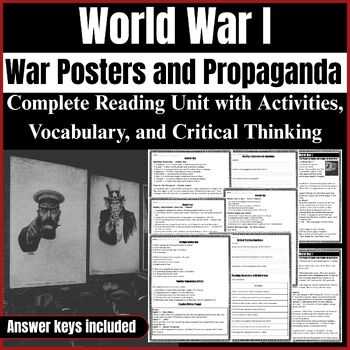 wwi propaganda worksheet