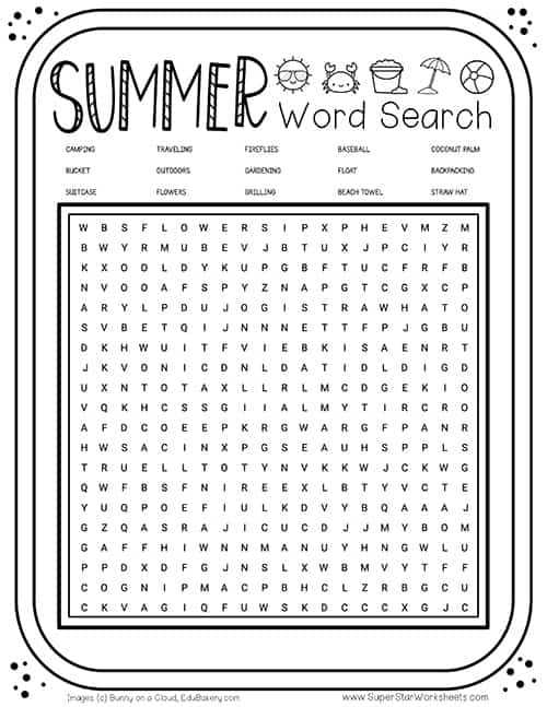 wordsearch worksheets