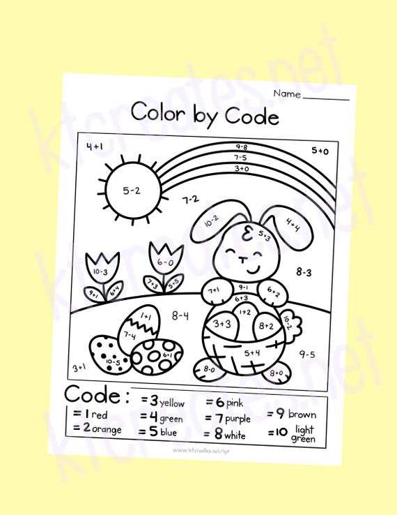 easter bunny math worksheets