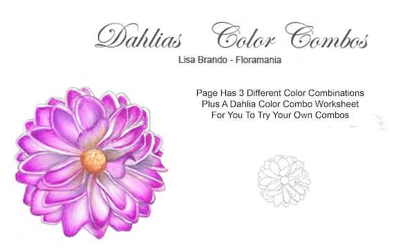 flower color worksheet