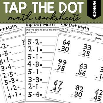 touch math free worksheets