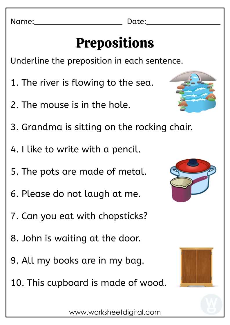 for worksheet