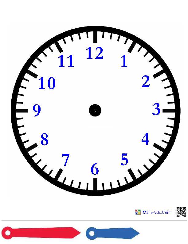 learning the clock worksheets