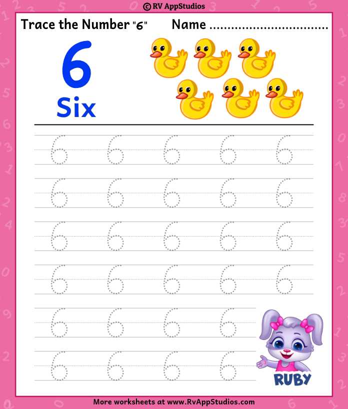 tracing numbers worksheets for kindergarten