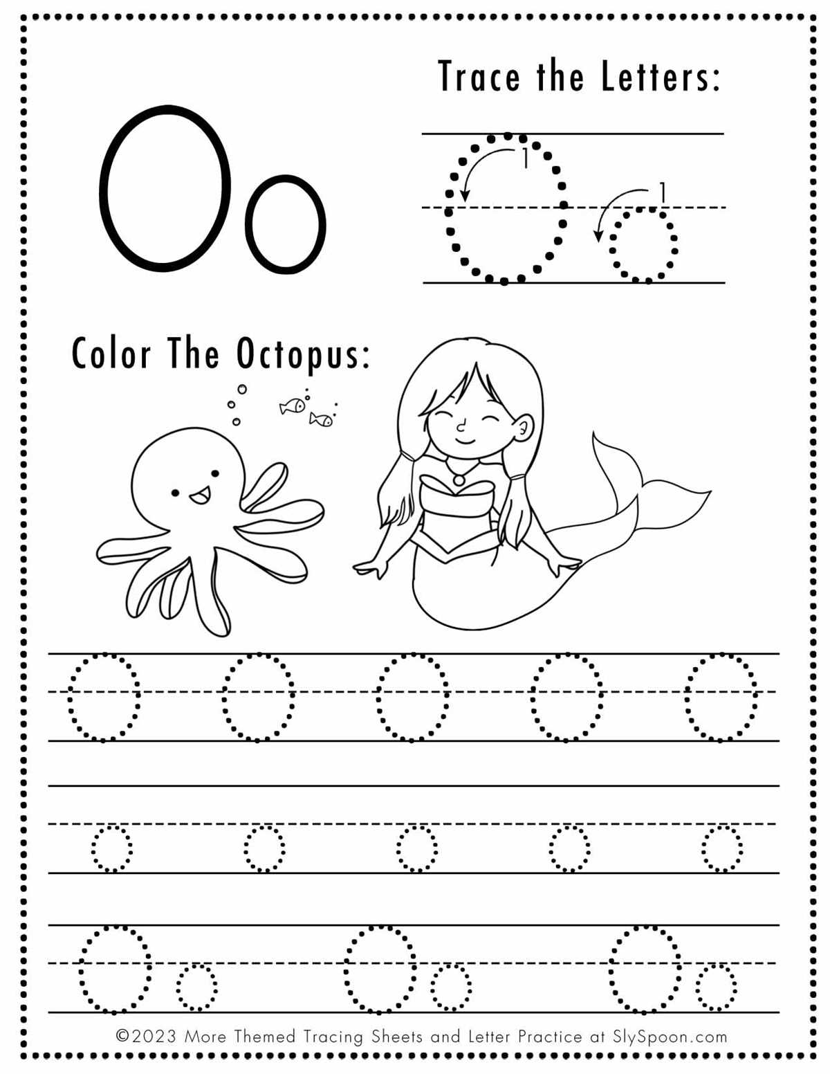 tracing worksheets printable