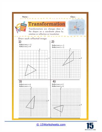 transformation worksheet geometry