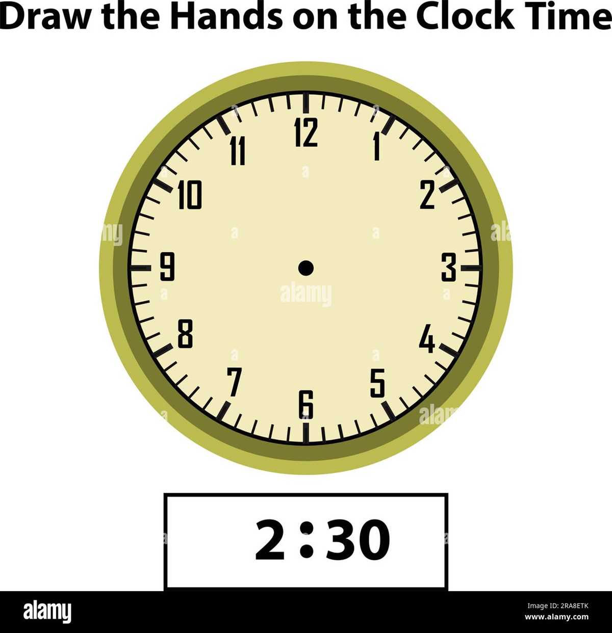 clock images worksheet