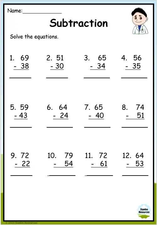 2nd grade mixed math worksheets