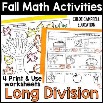 division and remainders worksheets