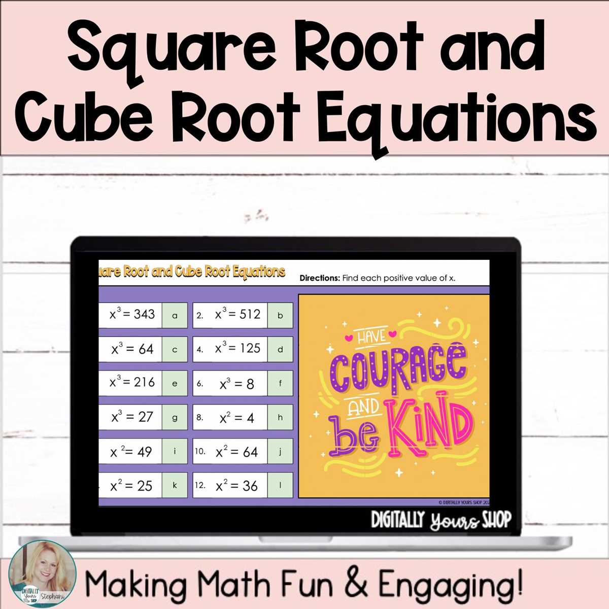 square root cube root worksheet