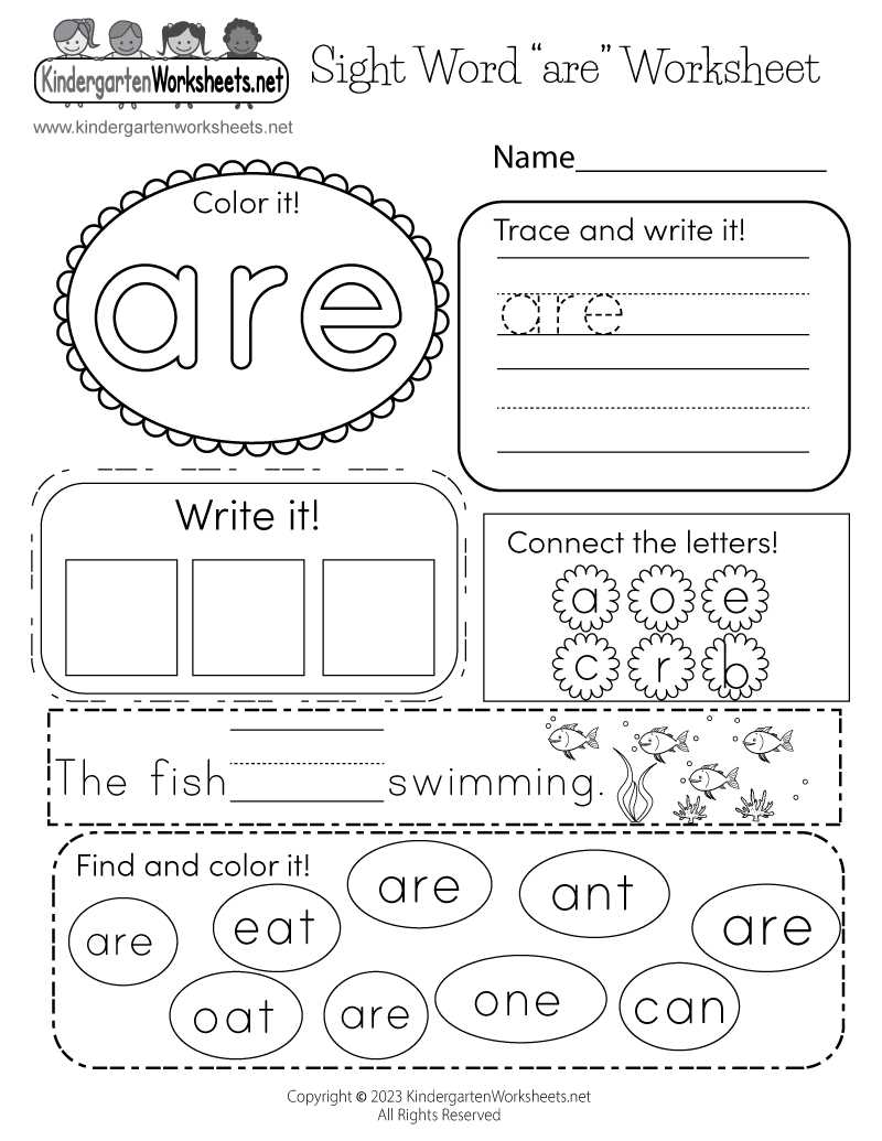 sight word practice worksheets free
