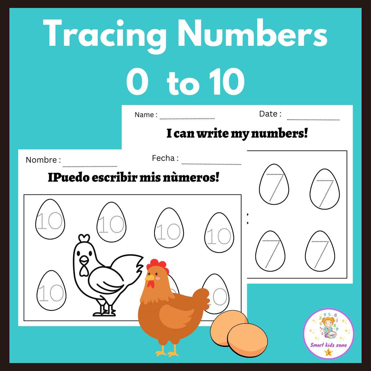 numbers in spanish 1 20 worksheets