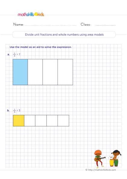 5th grade fractions worksheet