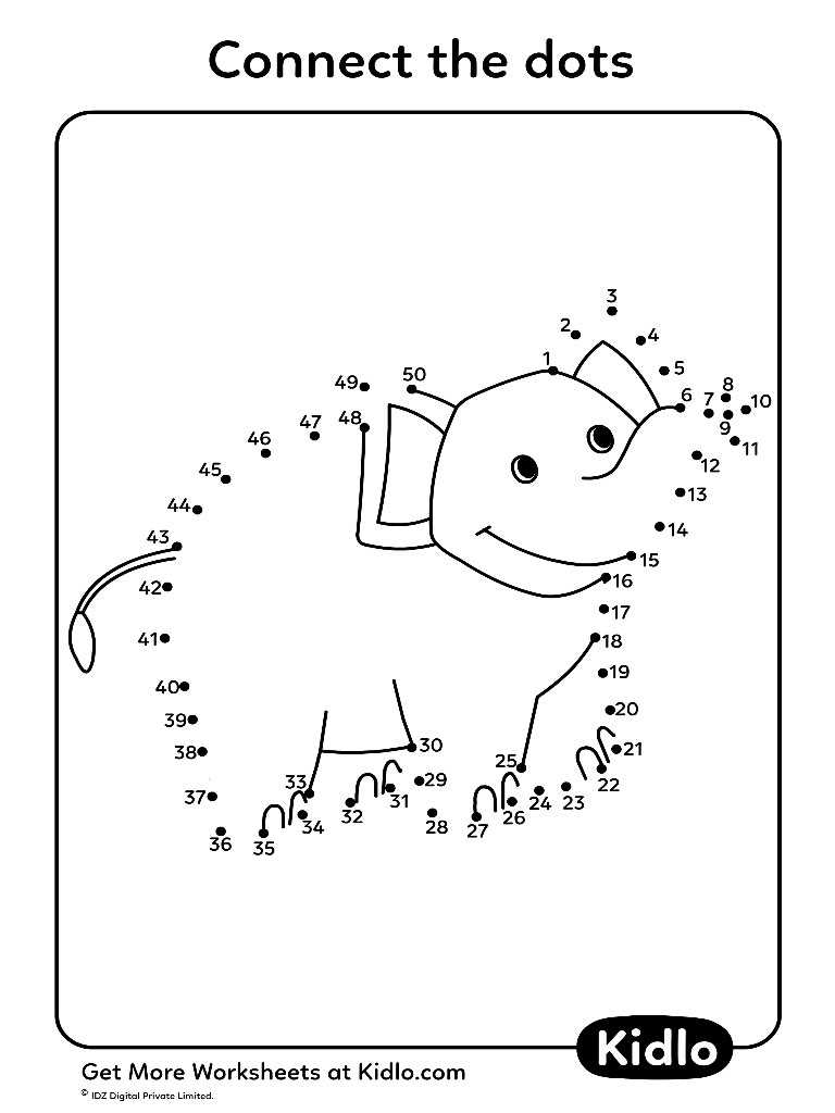 dot to dot worksheets 1 50