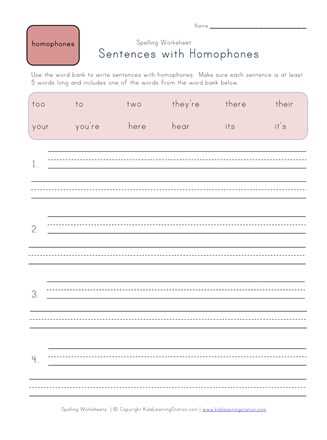make sentences worksheet