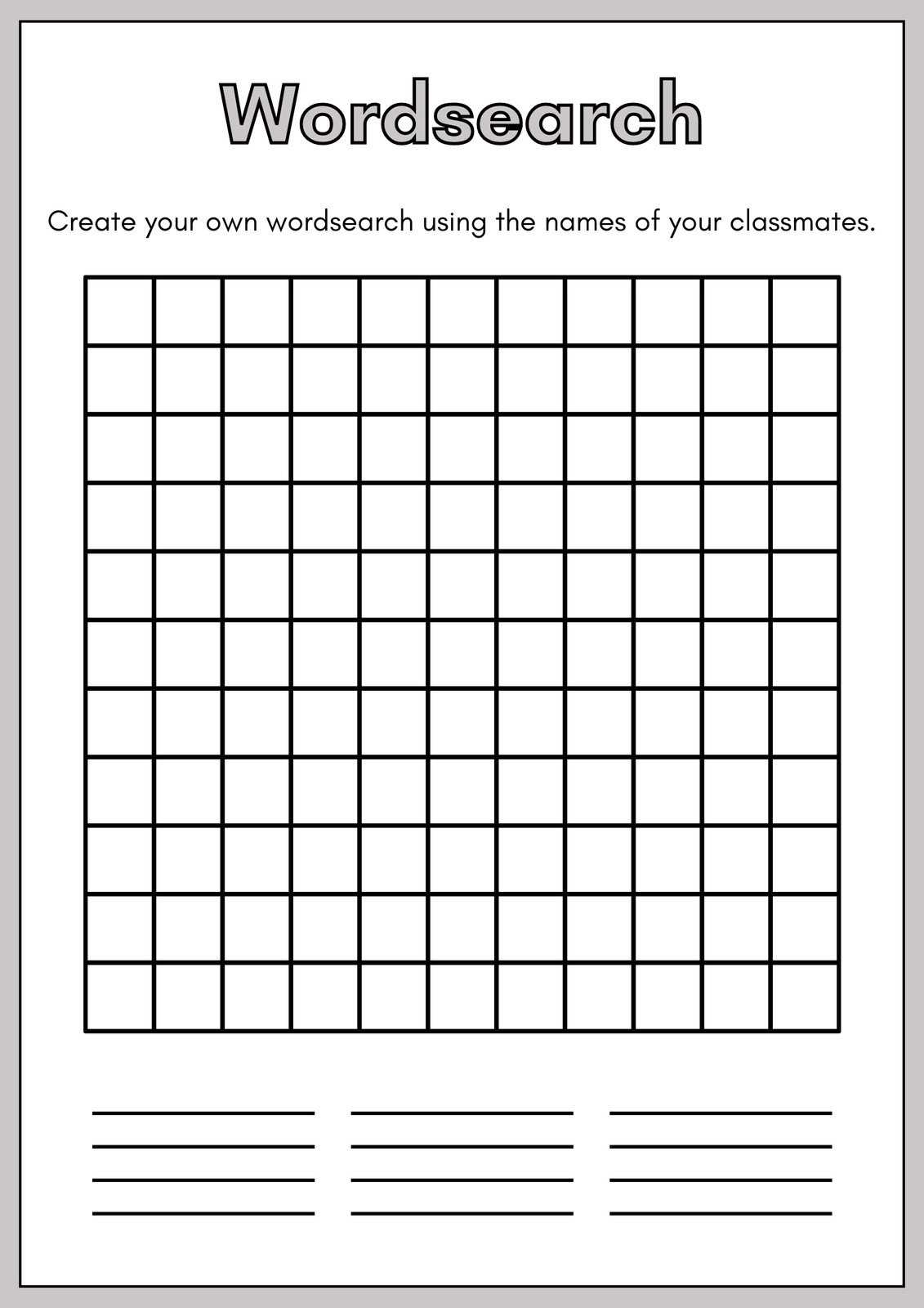 worksheet prints