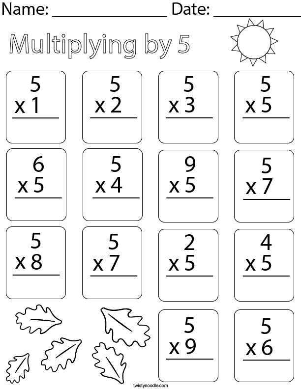 5s multiplication worksheet 5s multiplication worksheet