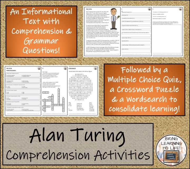 alan turing worksheet