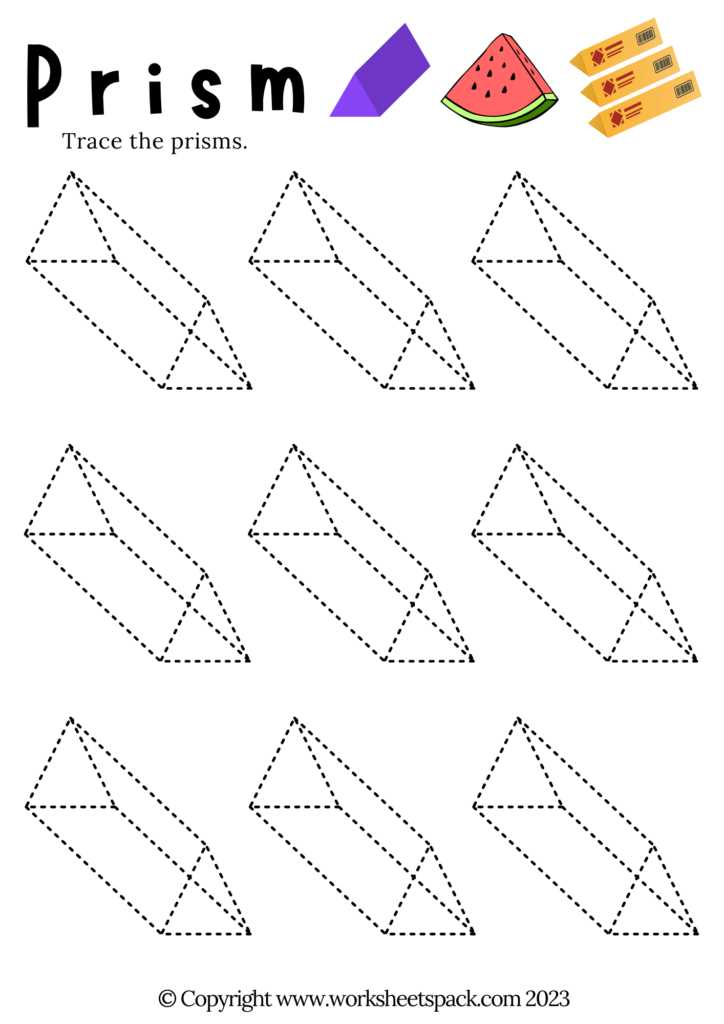 3d prisms worksheet