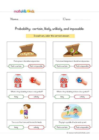 expected value fair game worksheet