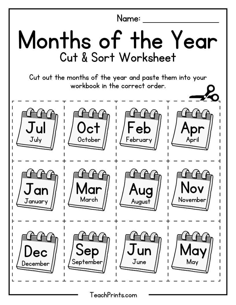 group the january february and march worksheets