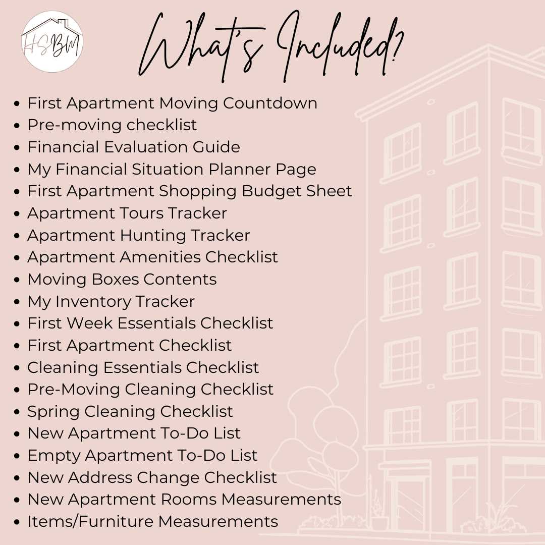 first apartment budget worksheet