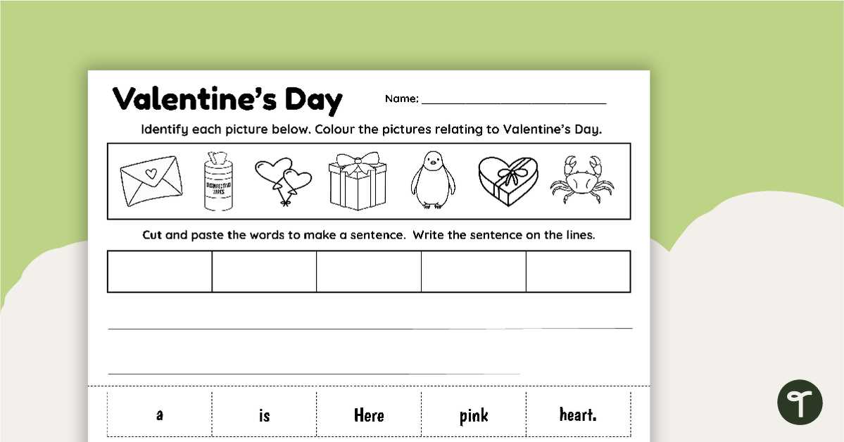 valentine printable worksheets