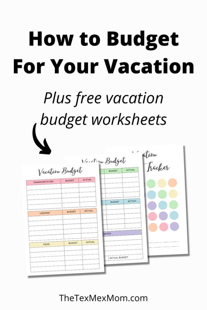 budget planning worksheet