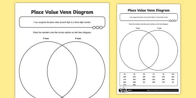 venn diagram with 3 circles worksheet
