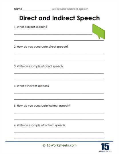 direct and indirect object worksheet class 6