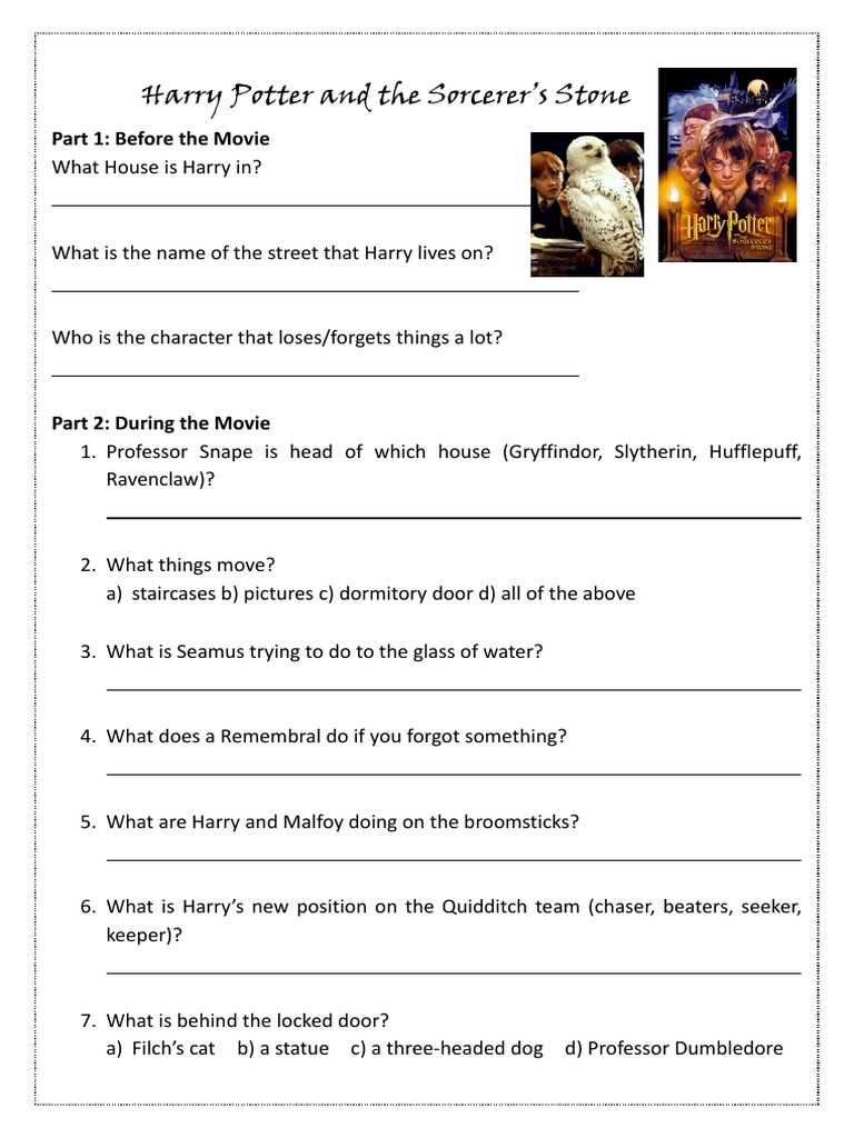 harry potter printable worksheets