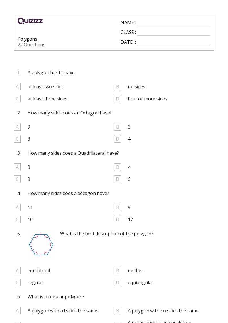 classifying regular and irregular polygons worksheet