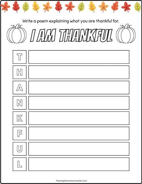 grateful worksheet