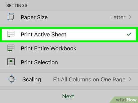 set up selected worksheets to print on one page