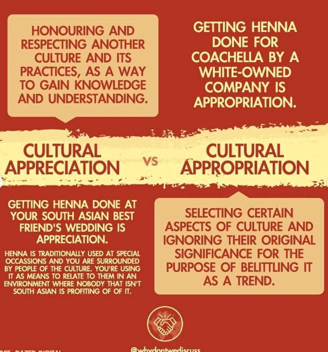 cultural appropriation worksheet