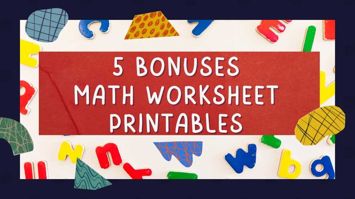 math worksheet generator software