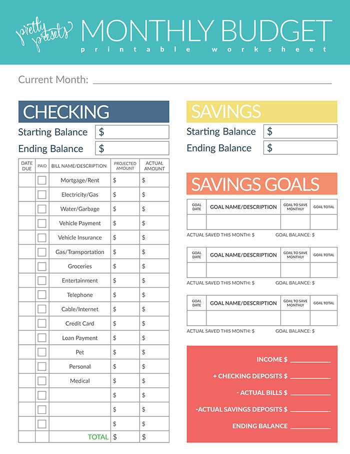 tip worksheet