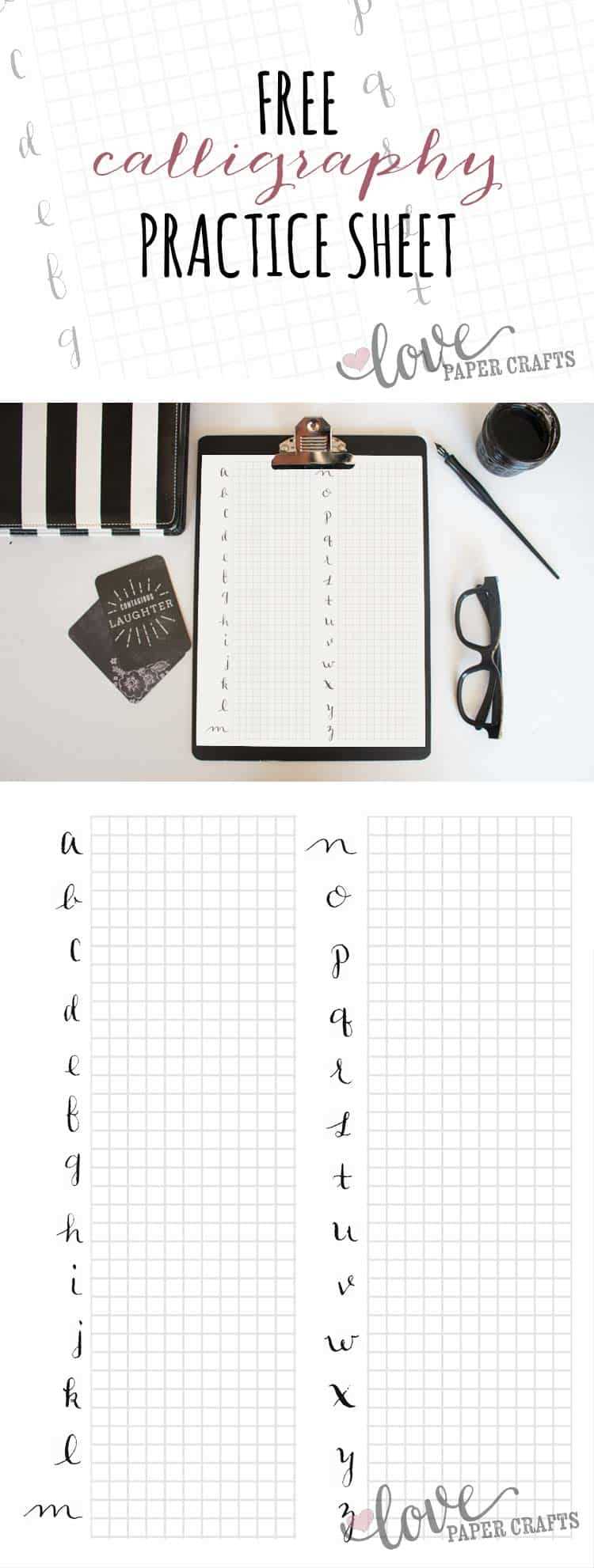 free calligraphy practice worksheets