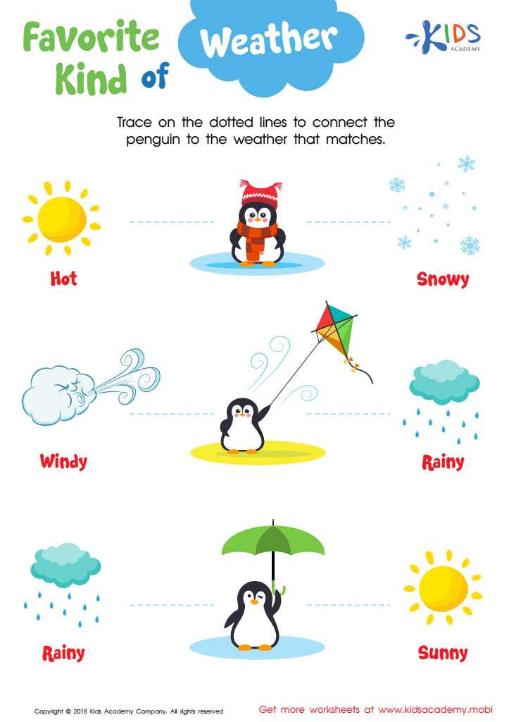 weather preschool worksheets